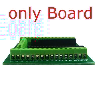 Modul adaptor bloc terminal cu șurub cu montare pe șină DIN Conector 3.96 pentru ESP32S ESP-WROOM-32 DevKitC ESP32 WIFI Ethernet PLC