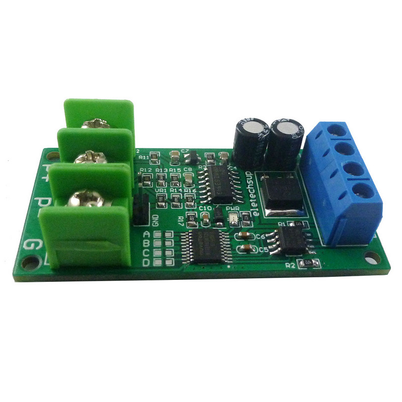 DC 12V PT100 RTD átalakító RS485 Modbus Rtu hőmérséklet érzékelő