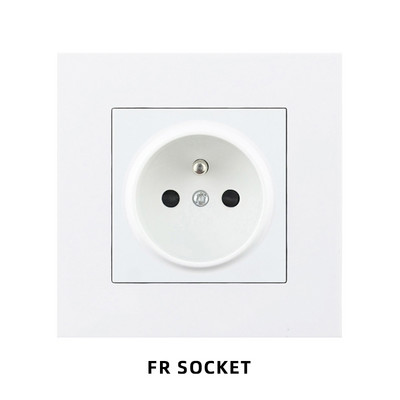 Avoir francuska zidna utičnica Električne utičnice Utičnice Fr utikač PC Plastični okvir ploče 16A Dodaci za kućanske aparate 16A 110V-250V