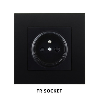 Avoir francuska zidna utičnica Električne utičnice Utičnice Fr utikač PC Plastični okvir ploče 16A Dodaci za kućanske aparate 16A 110V-250V