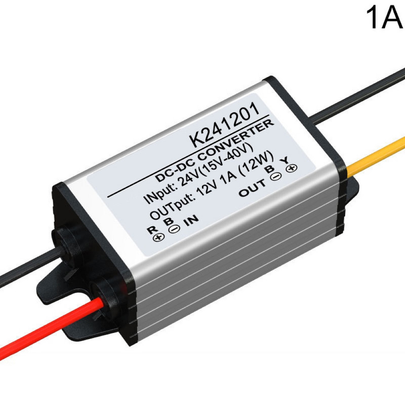 DC/DC 24V kuni 12V toitemuundur DC-DC Buck-muundur toitemoodul veekindel toiteallika muunduri adapteri toiteregulaator