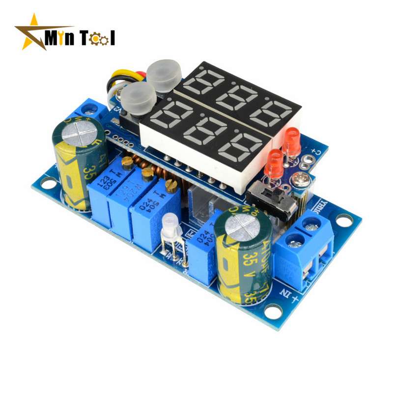 6V-36V DC-DC CC/CV 5A MPPT Saules paneļa kontrolieris Step Down lādētāja modulis LED Neizolēts Buck vadības paneļa barošanas avots