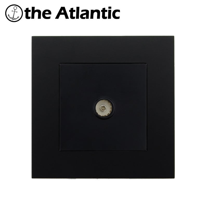 Cat5e Rj45 sienas kontaktligzda interneta kontaktligzda ar televizora izvadi Sienas datu dubultā datora ligzda plastmasas panelis RJ45 interneta datora ligzda