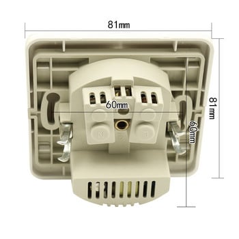 Bcsongben Dual USB Port Адаптер за стенно зарядно устройство Зареждане 2A Адаптер за стенно зарядно устройство EU Plug Socket Изход за захранване черно бяло сребристо