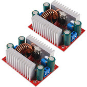 DC 400W 15A fokozó-növelő konverter állandó áramú tápegység LED-illesztőprogram 8,5-50V-tól 10-60V-ig terjedő feszültségű töltő modul