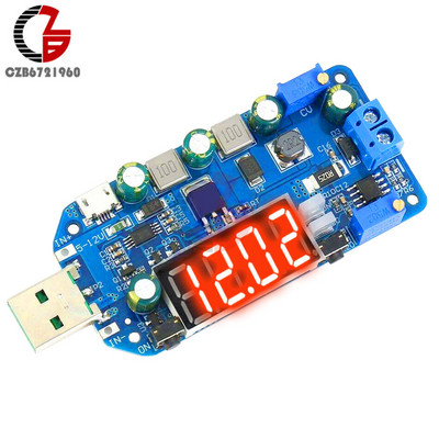 15W 2A DC-DC USB állítható tápfeszültség szabályozó 5V – 3.3V 12V 24V 30 CC CV Step Up Down Buck Boost Converter adapter