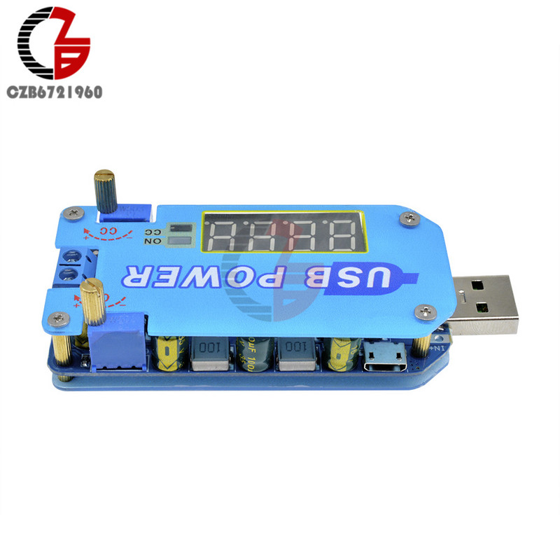 15W 2A DC-DC USB állítható tápfeszültség szabályozó 5V – 3.3V 12V 24V 30 CC CV Step Up Down Buck Boost Converter adapter