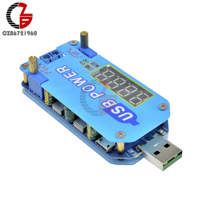 15W 2A DC-DC USB állítható tápfeszültség szabályozó 5V – 3.3V 12V 24V 30 CC CV Step Up Down Buck Boost Converter adapter