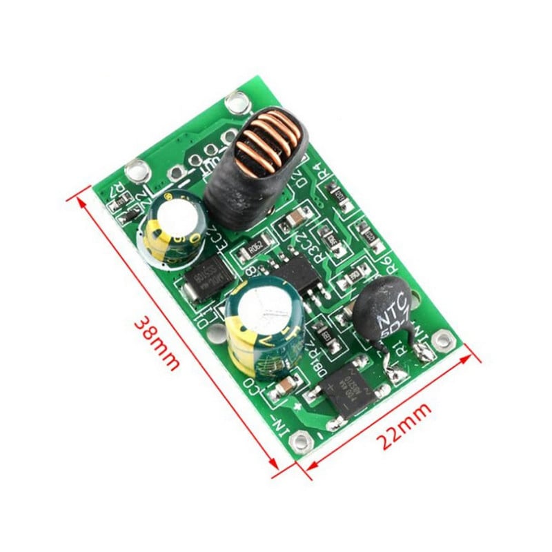 Līdzstrāva 9-90V līdz 5V 2A 12V 2A Pazemināta barošanas avota modulis DC-DC Buck pārveidotājs Neizolēts atpakaļsavienojuma aizsardzības Buck Power Board