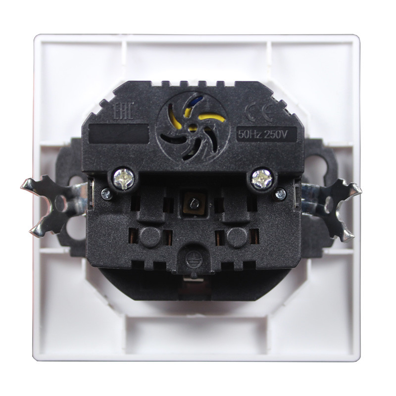 Nástenná elektronická zásuvka štandardnej EÚ zásuvky s dvojitým domácim USB konektorom, nabíjacia zásuvka s USB 5V2A L1-01