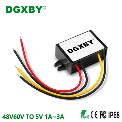 DGXBY 48V/60V TO 5V 1A 2A 3A DC преобразувател на регулатора на мощността 20V~80V към 5.1V Мониторингов понижаващ модул CE RoHS Сертификация