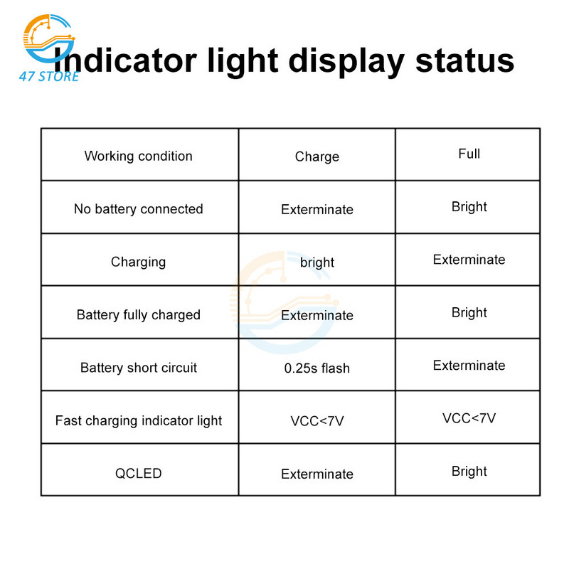 Type-C USB 2S 3S 4S BMS 4.5V-15V 18W 3A Μπαταρία λιθίου Step Down&Up Πλακέτα μονάδας γρήγορης φόρτισης QC με προστασία θερμοκρασίας