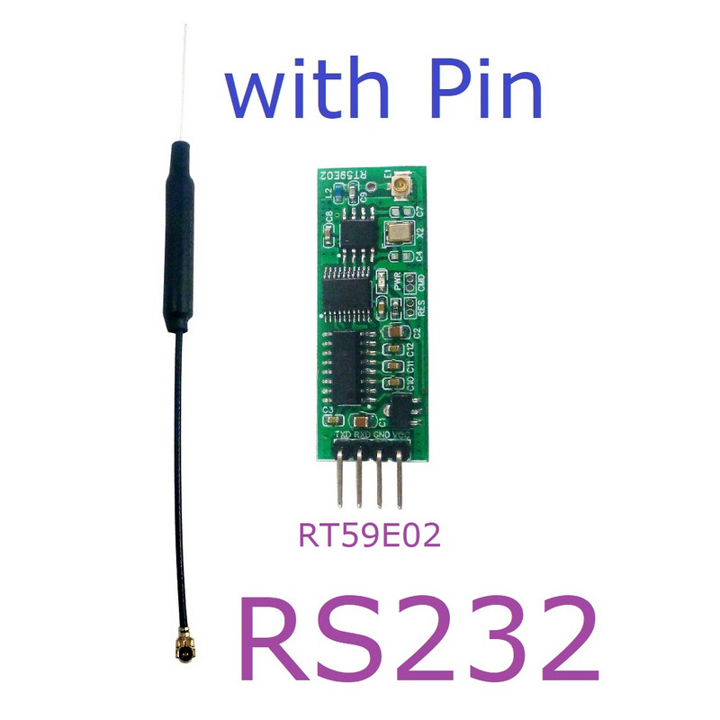 2400-2525MHz RS232 bezdrôtový vysielací/prijímací modul RF UART doska pre Wifi ESP8266 NodeMCU PC sériový port COM tlačiarne