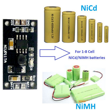 Μονάδα φόρτισης μπαταρίας 1-8 Core 1.2v 2.4v 3.6v 4.8v 6v 7.2v 8.4v 9.6v Ni-Mh Ni-Cd μπαταρίας