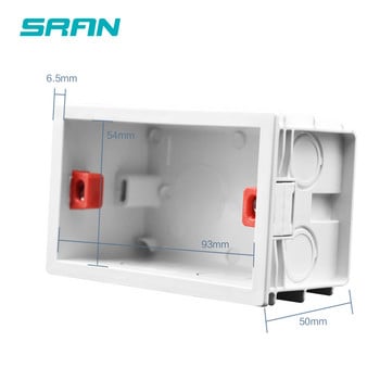 SRAN Italy Chile Standard βύσμα με USB και Type-c 5v 2a,118mm*72mm κρύσταλλο Γυάλινο πάνελ 16A 250V Πρίζα τοίχου