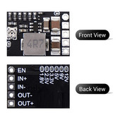 A63I 6Pc DC Buck Converter Mini sprieguma regulators DC 4,5-20V 12V Atkāpties uz 5V reduktora plates barošanas avota stabilizatora modulis