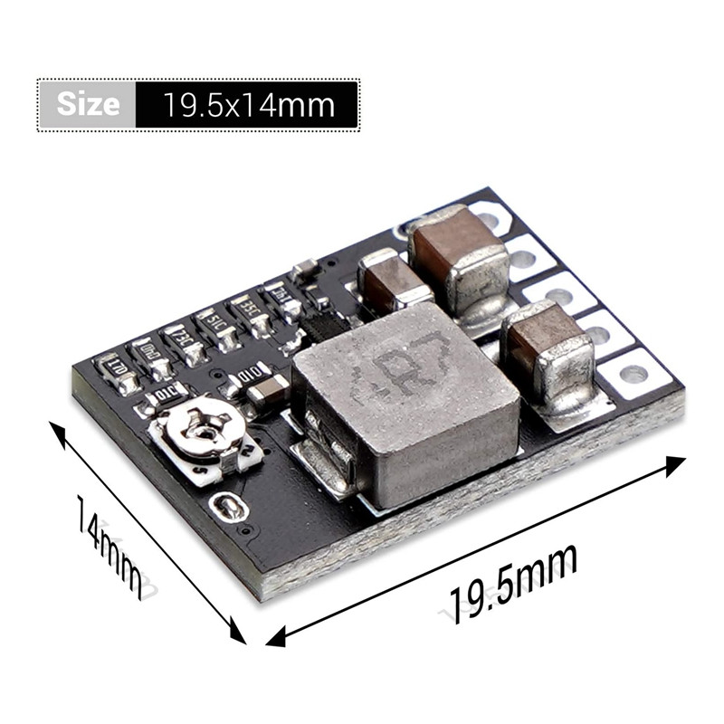A63I 6Pc DC Buck Converter Mini sprieguma regulators DC 4,5-20V 12V Atkāpties uz 5V reduktora plates barošanas avota stabilizatora modulis