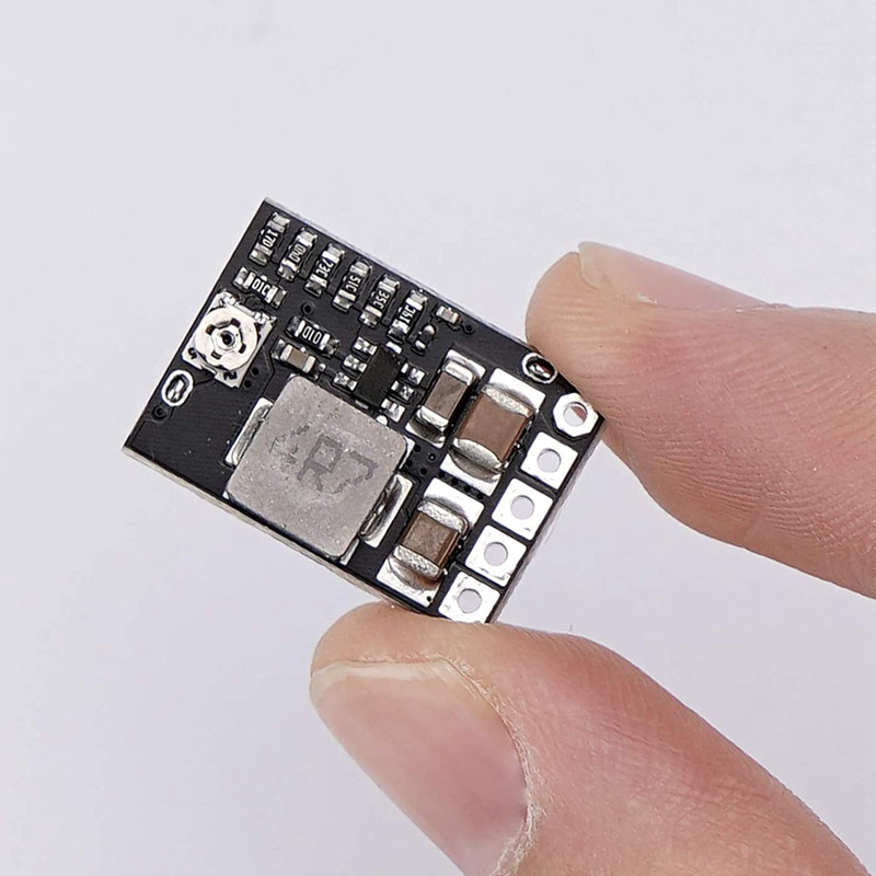 A63I 6Pc DC Buck Converter Mini sprieguma regulators DC 4,5-20V 12V Atkāpties uz 5V reduktora plates barošanas avota stabilizatora modulis