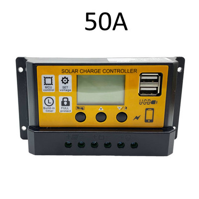 Saules kontrolieris litija bateriju regulators 10A100AMPPT kontrolieris regulators divu USB akumulatora uzlādes kontrolieris