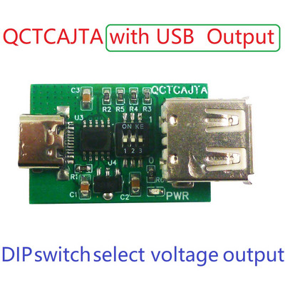 DC 5V 9V 12V 15V 20V DC-DC muundur Type-C PD2.0 PD3.0 QC2.0 QC3.0 PD2.0 AFC kiirlaadimispeibutuspäästikumoodul
