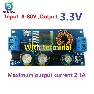 2,1 A kõrgepinge EBike alalis-alalisvoolu muunduri astmeline regulaatori moodul 80 V 72 V 64 V 60 V 48 V 36 V 24 V kuni 15 V 12 V 9 V 6 V 5 V 3,3 V