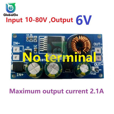 2,1 A kõrgepinge EBike alalis-alalisvoolu muunduri astmeline regulaatori moodul 80 V 72 V 64 V 60 V 48 V 36 V 24 V kuni 15 V 12 V 9 V 6 V 5 V 3,3 V