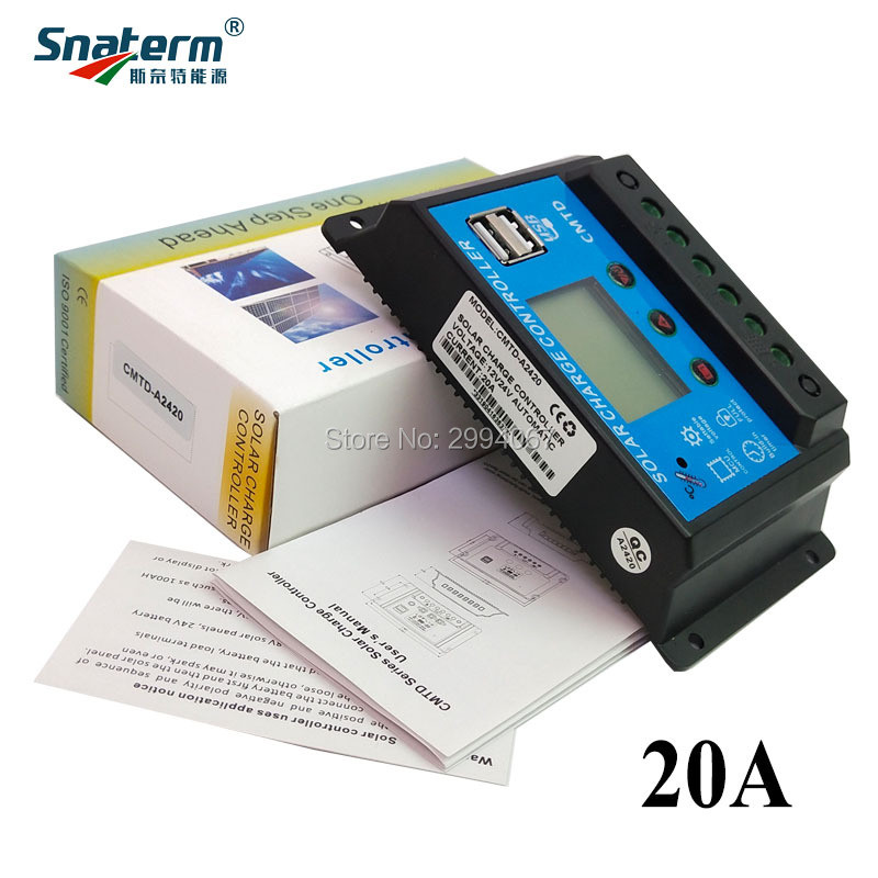 Hea PWM 20A 10A LCD päikeseenergia regulaator päikeseenergia laadimise kontrollerid automaatregulaator 12V24V akulaadija praeguse ekraaniga