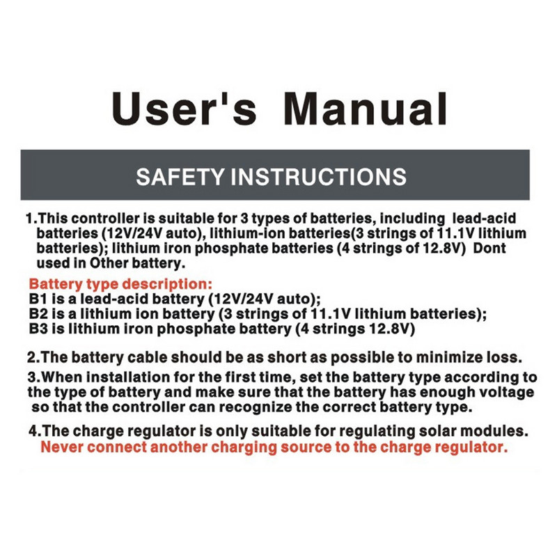Solárny regulátor nabíjania 10A/20A/30A s duálnym USB výstupom 5V/2A, PWM regulátorom solárnych panelov, kompatibilným s olovenými/lítium-iónovými batériami.