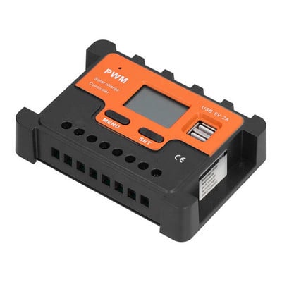 Solárny regulátor DBS12 ABS LCD displej 3-stupňový PWM regulátor nabíjania a vybíjania 12V 24V