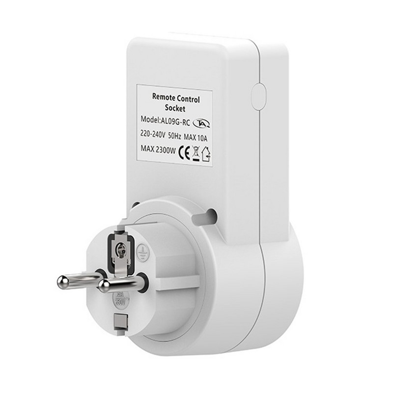 Többfunkciós aljzat távirányító kapcsoló 433.92Mhz vezeték nélküli RF frekvenciás távirányító EU aljzat távirányítóval