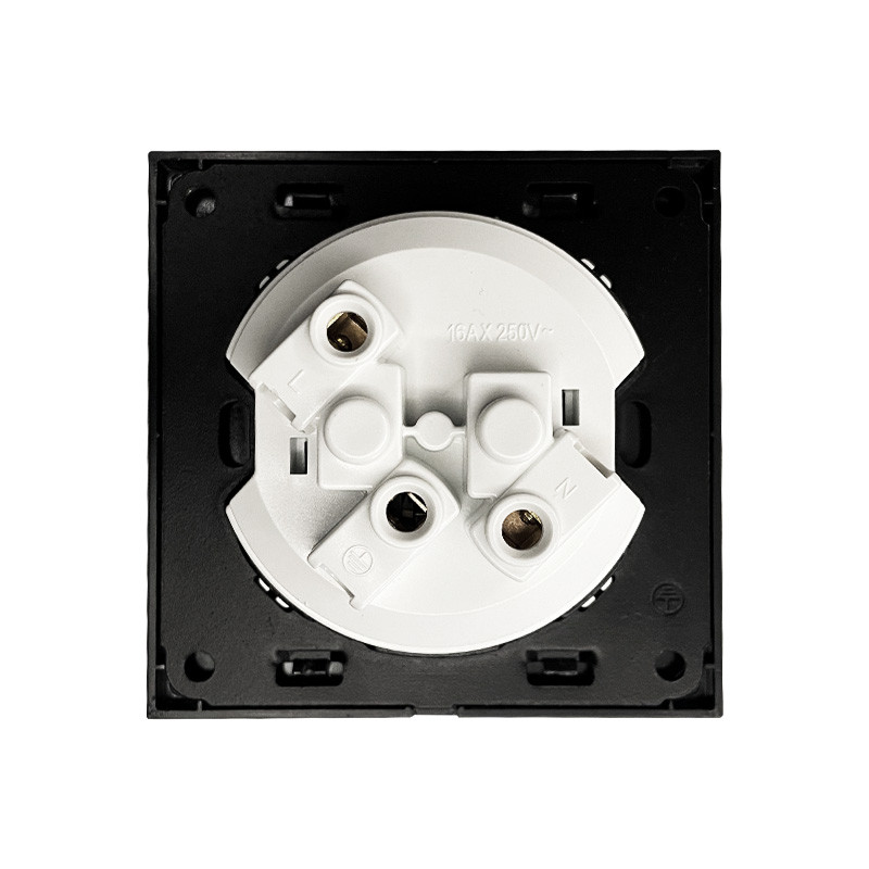 YINKA EU utičnica od kaljenog stakla Kućna zidna utičnica Električne utičnice Zidni utikač pojedinačne utičnice Kućanski aparat 86 Vrsta