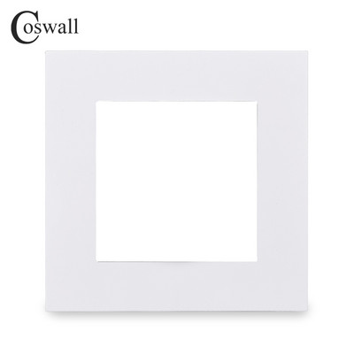 COSWALL E20 séria biely vertikálny PC panel nástenný vypínač EU francúzska zásuvka HDMI kompatibilný USB Type-C nabíjačka TV RJ45 modul DIY