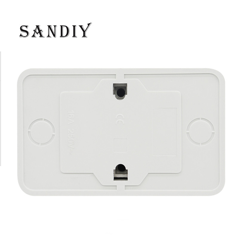 SANDIY Standard UE instalat direct în stil european priză de perete cu montare la suprafață pentru Rusia, Ucraina, Kazahstan 16A 250V