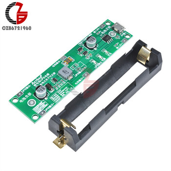 DIY USB 18650 Lithium Li-Po Battery Protection Charging Board 5V Step Up Booster Booster Converter Voltage Module τροφοδοτικό