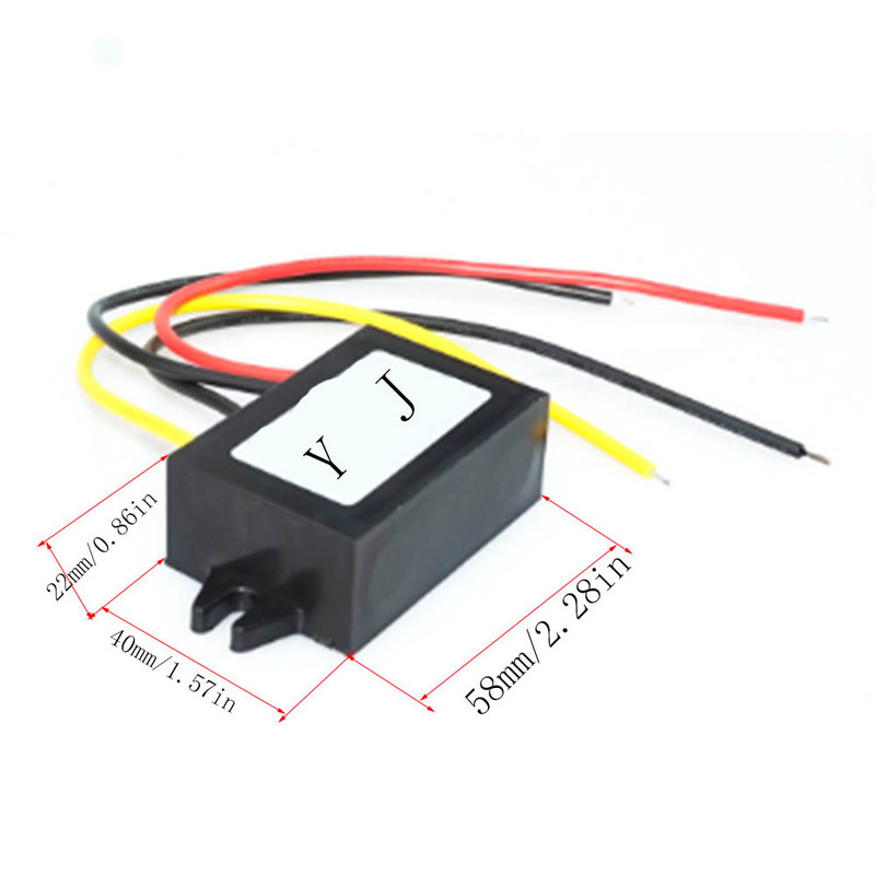 30V-90V līdz 24V 1A 2A 3A DC-DC sprieguma samazināšana Buck Regulators Barošanas avota adaptera Regulatora modulis elektriskajam transportlīdzeklim
