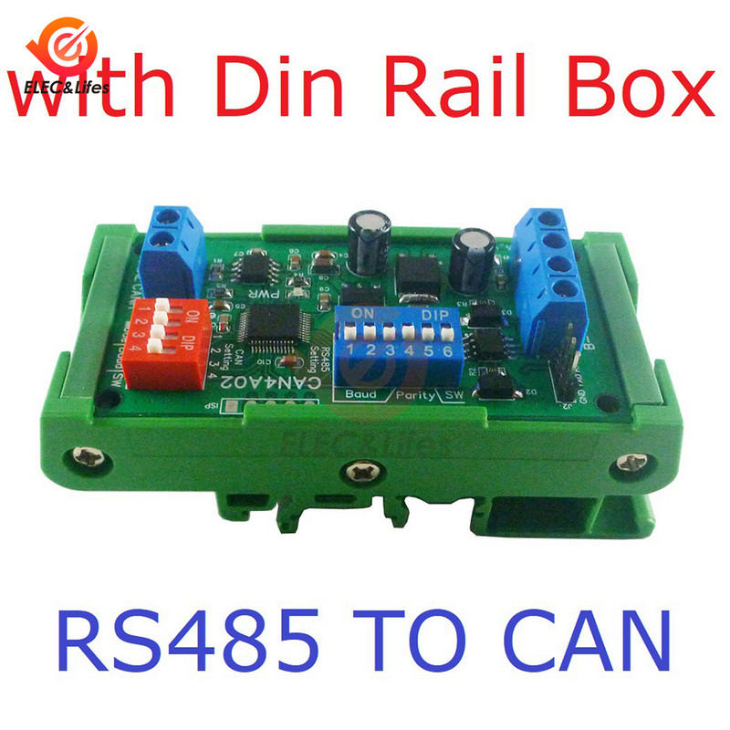 DC 12V CAN4A02 CAN 2.0 CAN na RS485 RS232 RS422 CANBUS sériový protokolový prevodník obojsmerný transparentný modul prenosu dát