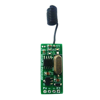 3.7V-14.8V 2A mini Placă de comutare cu telecomandă fără fir Modul de control al puterii bateriei cu litiu de putere redusă