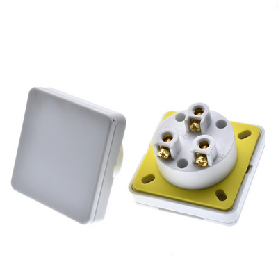 EU US AU UK Univerzális vízálló ipari aljzat 10A/16A 250V IP44 AC tápcsatlakozó dugó elektromos aljzat fedéllel