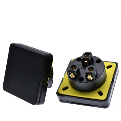 EU US AU UK Univerzális vízálló ipari aljzat 10A/16A 250V IP44 AC tápcsatlakozó dugó elektromos aljzat fedéllel