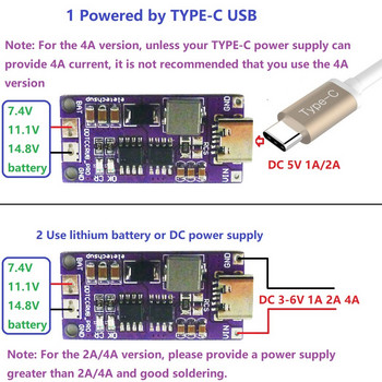 3Cell Type-C DC5V до 12.6V LiPo Li-Ion батериен пакет Преносимо зареждане при спешни случаи