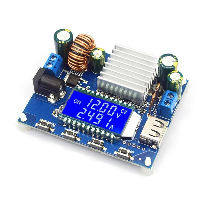 SK35L DC 0,6-30V 4A 35W 5V 6V 9V 12V 24V Boost/Buck CC CV Regulovaný nastaviteľný DC napájací modul Laboratórny zdroj napájania