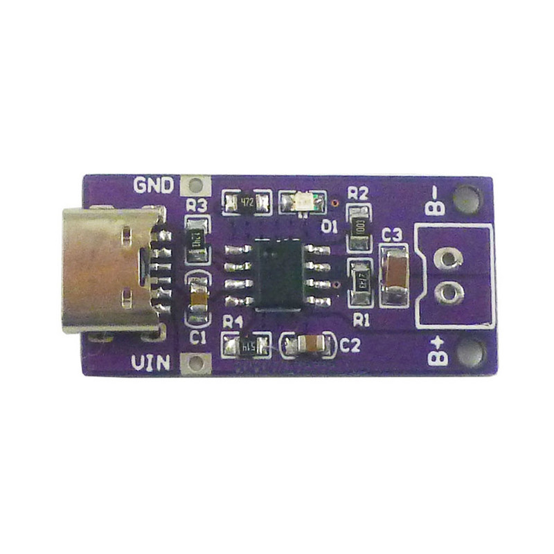 TYPE-C 1/2/3-Cell NIMH Battery Charger Module 1.5V 3V 4.5V for 1.2V 2.4V 3.6V Nickel-Metal Hydride Battery 100MA/500MA/800MA