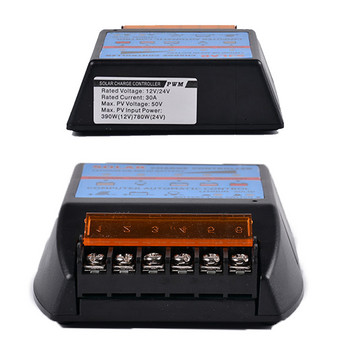 Соларен контролер 10A/30A/60A/100A PWM контролер 12V/24V Auto Adapt Фотоволтаичен слънчев панел Регулатор на зарядно устройство за батерии