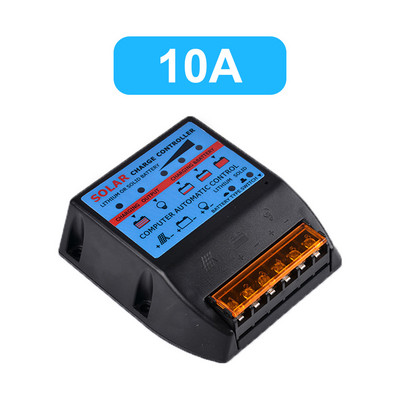Solárny regulátor 10A/30A/60A/100A PWM regulátor 12V/24V s automatickou adaptáciou, fotovoltický solárny panel, nabíjačka batérií, regulátor