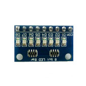 3-24V 8 bites piros közös anódos LED jelző bar barkácskészlet Arduino NANO MCU pi-hez