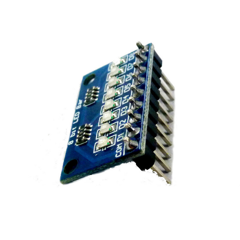 3-24V 8 bites piros közös anódos LED jelző bar barkácskészlet Arduino NANO MCU pi-hez