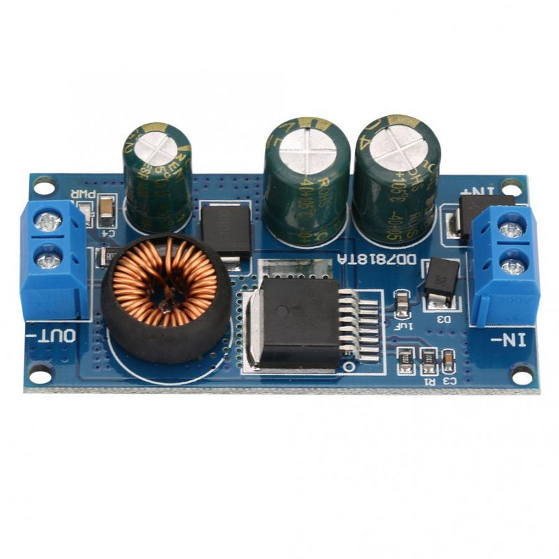 2,1 A līdzstrāvas-līdzstrāvas litija akumulators, pazeminošs uzlādes panelis, augsta sprieguma buck moduļa pakāpeniska samazināšana barošanas avota ieeja 10–80 V