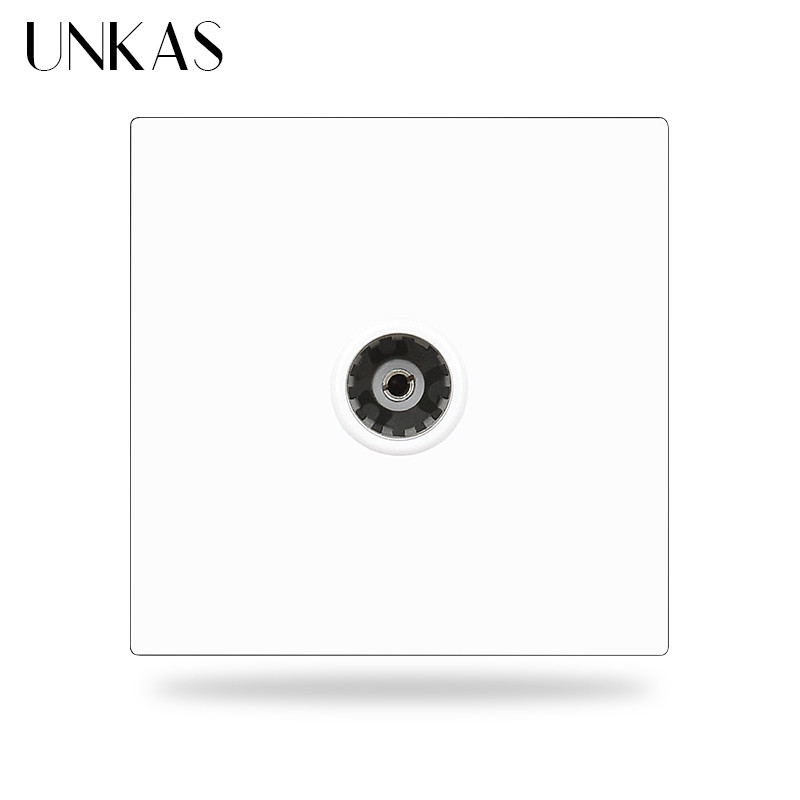 UNKAS B8 barkácsmodulok, amelyek illeszkednek a TV-porthoz RJ45 internetes számítógép-csatlakozó fali aljzathoz, ingyenes kombinált aljzat