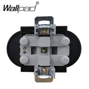 Wallpad Double EU French Socket за една кутия L6 Series DIY Fit L6 Single EU Frame Round Back with Claws