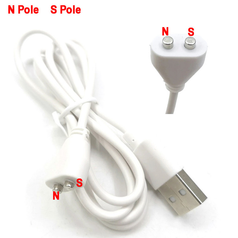 1vnt tarpas 5mm 6mm 7mm 8mm 9mm 10mm 2 kontaktų Magnetinio įkrovimo kabelio jungtis Vibratoriniams sekso žaislams moterims suaugusiems Prekė